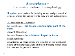 Eloise constancio de castro's answer to what are the examples of lexical morpheme. Morphology As A Part Of Grammar Prezentaciya Onlajn