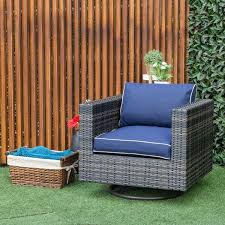 Shop with afterpay on eligible items. Barwick Swivel Patio Chair With Cushions Patio Chairs Outdoor Swivel Chair Lounge Chair Outdoor