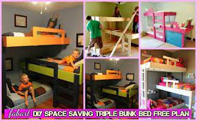 Check spelling or type a new query. Diy Space Saving Triple Bunk Bed Free Plan Tutorial
