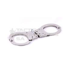 They lock and double lock like regular handcuffs using a standard handcuff key. Nickel Double Locking Hinged Handcuffs With 2 Keys