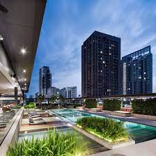 Hilton Sukhumvit 24 Double Tree Hotel Landscape Design By P Landscape Hotel Landscape Landscape Design Hotel Pool