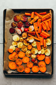 All of the vegetables i mentioned above can be roasted together. How To Roast Vegetables Minimalist Baker Recipes