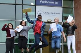 0 reviews | be first to add review >>. Salford City Academy Students Celebrate Gsce Results Salfordonline Com