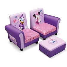 Disney 3 Piece Upholstered Set Minnie Mouse Connecting Sofa Couches And Ottoman Set Minnie Mouse Bedroom Kids Sofa Kids Sofa Chair
