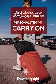 Personal Item Vs Carry On The Differences Between These Two Types Of Hand Luggage In 2020 Hand Luggage Types Of Hands Packing Tips For Travel