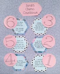 Inspirational Chemo Countdown Quote Chart Pack Of 4 6 8 Or 10 Quotes And Customized Header