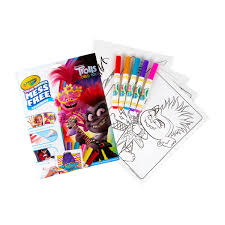 Featuring 15 paw patrol mini coloring pages and 3 color wonder markers in a durable case, kids will be ready to color on long road trips, plane rides, and everywhere else creativity inspires them. Crayola Color Wonder Mess Free Colouring Pack Trolls World Tour Buy In Trade