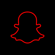 Check out softicons ($18) 13. Neon Red Aesthetic Snapchat Logo Iae News Site