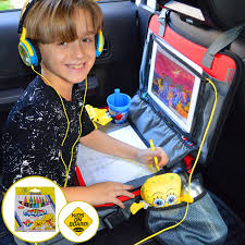 Kids Travel Tray 3 In 1 Car Seat Travel Play Tray 16a X12a Storage Organizer Carry Bag Babycarseat Travel Tray Baby Car Seats Waterproof Storage