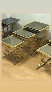 Pin By Abid Amin On Tables Metal Furniture Design Stainless Steel Coffee Table Coffee Table