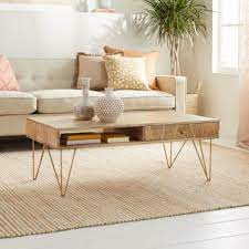 If your sofa has high skinny legs, consider a table that's solid all the way to the ground or has shorter chunkier legs. Coffee Table Dimensions And Placement Overstock Com
