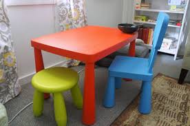 Little table and bench no.1. Kids Table Set Makeover Up To Date Interiors