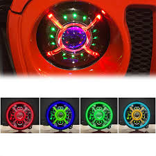 Jeep wrangler headlights are fabulous, particularly when you. Color Changing 9 Inch Jeep Wrangler Jl Rgb Halo Headlights Jeep Wrangler Jl Rgb Led Halo Lights