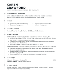 Select the right resume for your teacher job application. Great Teacher Resume Examples Sengu