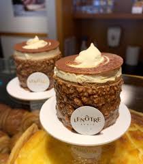 Lechocolatdanstousnosetats On Instagram Cafe Le Petit Dernier De La Maison Lenotre Le Cappuccino Cafe Et Praline Une Superbe In Desserts Cheesecake Food