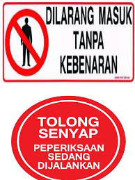 Dilarang keras membunuh orang tidak bersalah. Dilarang Masuk Tanpa Kebenaran æ„æ€
