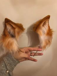 Whimsical Fox Ears Etsy Fox Ears Fox Costume Wolf Ears And Tail