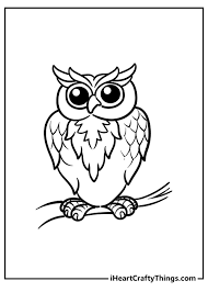 She includes little surprises in the line art that are only apparent when the artwork is colored. 25 Wise Owl Coloring Pages