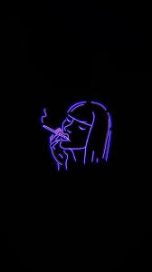 Aesthetic Wallpaper Tumblr Black And Blue Pin By Mariyana On Screensavers Wallpaper Iphone Neon Neon Wallpaper Neon Signs