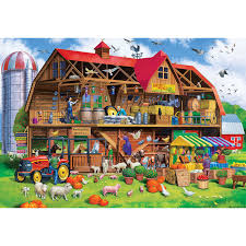 Maybe you would like to learn more about one of these? 1000pc Ezgrip Cut Away Family Barn Large 1000 Piece Jigsaw Puzzle Toys R Us Canada