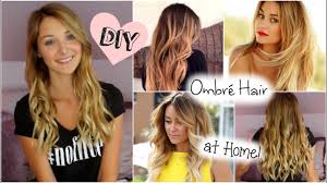 Diy Ombre Hair At Home Blonde To Ombre Youtube