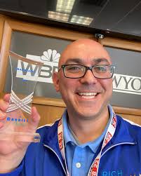 Posted @withregram • @dancingstarsofwilkesbarre We're excited to introduce  our next couple, Rich Perry and Brianna Schunk! Rich Perry is a media sales  representative with 28/22 News. He also offers business communications  coaching