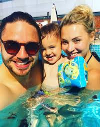 Adam Thomas's wife Caroline reveals they've named baby daughter Elsie-Rose  with adorable pic of newborn