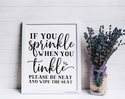 All of these funny bathroom decor ideas with free printables are perfect for keeping any size of bathroom looking fresh and clean. Free Printable Bathroom Decor Set Of 10 Funny Quotes