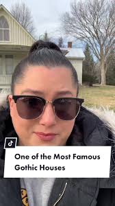 One of the Most Famous Gothic Houses in the World that you might not  realize is a real place you can go vist 🏡 American Gothic Painting  #aleagueofherhome #gothhomedecor #gothicdecor #gothhouse ...