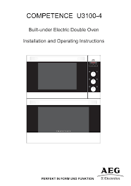 The opposite fault to the above, this fault indicates your oven door won't unlock. Aeg U3100 4 B User Manual Manualzz