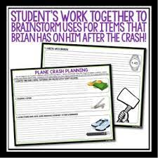 Hatchet Activity Plane Crash By Presto Plans Teachers Pay Teachers Hatchet Activities Activities Presto Plans