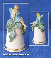 Sterling Classics Flower Fairy Thimble Forget Me Not Thimbles Flower Fairy Flowers