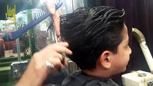 Cutting The Hair Of A Young Child حلاقة طفل صغير Youtube