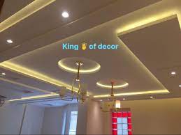 نصمم وننفد جميع اعمال الديكور بجودة عالية ظيفو الصفحة ليصلكم كل جديد لايك وبارطاج من فضلكم morad7 ceiling lights ceiling fan decor