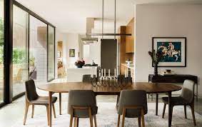 Consider investing in a dining room rug that covers a large amount of floor space and provides comfort underfoot. Best 60 Modern Dining Room Rug Floors Design Photos And Ideas Dwell