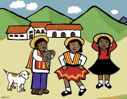 Children From Peru By Farah Aria From My Multicultural Illustration Portfolio Faraharia Earthlink Net South American Art Art For Kids Illustration