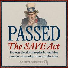 The House just passed the SAVE Act – legislation I cosponsored to safeguard the integrity of our elections by requiring proof of U.S. citizenship when registering to vote in federal elections. This