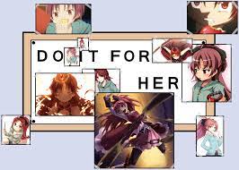Do it for her | know your meme. Image 509366 Do It For Her MahÅ ShÅjo Madoka Magica Image Know Your Meme