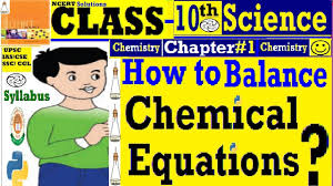 Class 10th Science Chapter 1 Chemical Reactions Equations In Hindi Nc Maths Ncert Solutions Algebraic Expressions Math