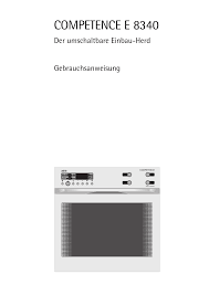Aeg E8340 M Benutzerhandbuch Manualzz
