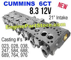 New Cummins 6ct 8 3l 12v Cylinder Head 180 088 584 Cummins Cylinder Head Cylinder