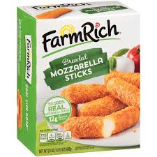 Breaded and fried mozzarella with a homemade simple marinara sauce makes the. Farm Rich Breaded Mozzarella Sticks Hy Vee Aisles Online Grocery Shopping