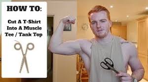 (if only working out was as easy as making this shirt…). Eco Friendly Diy Workout Tank Top From T Shirt The Menswear Newsletter