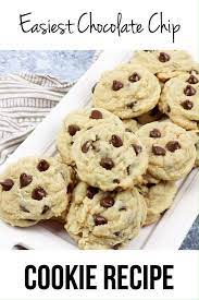 Easiest Chocolate Chip Cookie Recipe I Heart Eating Recipe Simple Chocolate Chip Cookie Recipe Cookies Recipes Chocolate Chip Easy Chocolate Chip Cookies