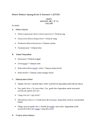 Materi bahasa jepang kelas 12. Materi Bahasa Jepang Kelas X Semester 1