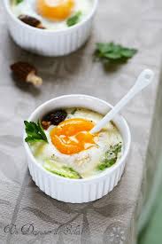 Oeufs Cocotte Aux Asperges Morilles Et Parmesan Recettes De Cuisine Recette Recette Facile