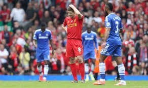 Mo salah's first 50 liverpool goals at anfield. Liverpool 0 Chelsea 2 Gerrard Lets It Slip As Blues Blow Title Race Wide Open Football Sport Express Co Uk
