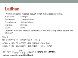 Mesin baru mempunyai umur ekonomis selama 5 tahun dengan salvage value berdasarkan pengalaman pada. Contoh Soal Analisis Kelayakan Investasi