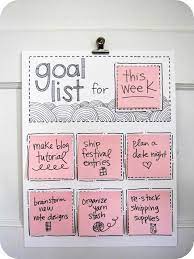 Making To Do Lists Fun | Organization, Goal List, School Diy