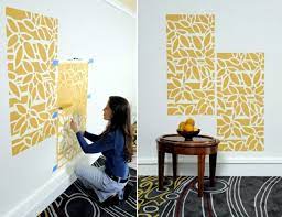 Creative ways to paint walls in any room. Paint The Walls 21 Creative Wall Templates Including Instructions Interior Design Ideas Ofdesign